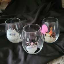 Conjunto de 3 copos extravagantes para festa gatos cais 1 importação 20 oz , usado comprar usado  Enviando para Brazil