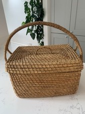 Wicker sewing storage for sale  SURBITON