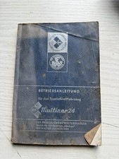 Betriebsanleitung multicar veb gebraucht kaufen  Georgenthal