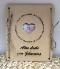 Holzkarte geschenkkarte geldge gebraucht kaufen  Delmenhorst