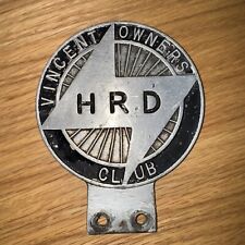 Vincent hrd owners for sale  WESTON-SUPER-MARE