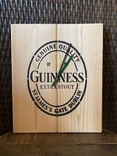 Guinness clock wooden for sale  BEXLEY