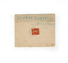LETTRE DE ARLAY JURA 1910 OUVERTURE CONTROLE MILITAIRE SEMEUSE 10C comprar usado  Enviando para Brazil