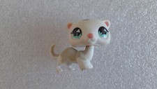 Littlest Pet Shop Authentic # 579 Cream Gray Ferret Teal Clover Eyes comprar usado  Enviando para Brazil