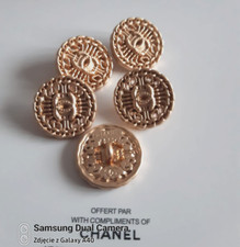 Chanel Złoty guzik STEMPLOWANY | 5 SZT. rozmiar 18mm na sprzedaż Chanel Złoty guzik STEMPLOWANY | 5 SZT. rozmiar 18mm na sprzedaż  PL