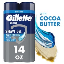 Serie Gel de Afeitado Hidratante para Hombre con Manteca de Cacao, Paquete Doble (Latas de 2-7Oz), segunda mano  Embacar hacia Mexico