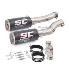 Silenciadores de carbono tubo médio de escape para Suzuki Hayabusa GSX1300R GSXR1300 2021-2025, usado comprar usado  Enviando para Brazil