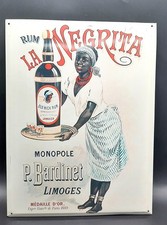 Plaque publicitaire rhum d'occasion Plaque publicitaire rhum d'occasion  Poncin
