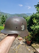 Helmet German Casque Allemande Stahlhelm Wehrmacht Elmetto Tedesco comprar usado  Enviando para Brazil