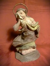 Scultura lignea santa usato  Italia