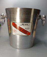 Balde de gelo vintage francês champanhe Brut refrigerador França CORDON ROUGE GH Mumm Co comprar usado  Enviando para Brazil