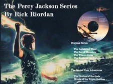 The Percy Jackson Audiobook Series – By Rick Riordan - 7 Titles on 1 MP3 DVD, usado comprar usado  Enviando para Brazil