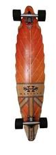 RARO BAMBOO Habitat Longboard COMPLETO 41” Leaf Lines Cruiser Skate Inclinado comprar usado  Enviando para Brazil