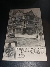 Artista Desenhado, Loja de Pesca e Wellington Inn, MANCHESTER, Lancashire - Phillimore comprar usado  Enviando para Brazil