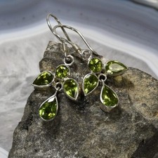 Peridot hrring 925er gebraucht kaufen  Berlin