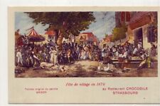 Cpa strasbourg fete d'occasion  Saint-Lô