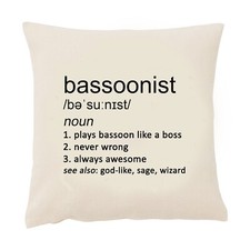 Bassoonist cushion cover for sale  ENFIELD
