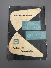 Volkswagen 1958 Sedan e Manual do Proprietário Conversível comprar usado  Enviando para Brazil