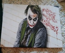 Joker canvas wall for sale  WAKEFIELD