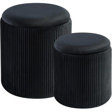 Round set ottoman for sale  Brentwood