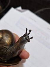 Brass snail sculpture for sale  WAREHAM