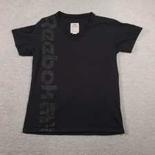 Camisa Reebok Masculina Grande Preta Clássica Decote V Logotipo Soletrar Camiseta Atlética Bandeira do Reino Unido comprar usado  Enviando para Brazil