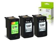 Conjunto de cartuchos de tinta preta 3PK PG210XL CL211XL para Canon PIXMA MP230 MX320 comprar usado  Enviando para Brazil