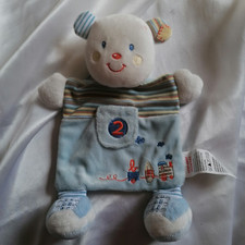 Doudou ours bleu d'occasion  Romilly-sur-Seine