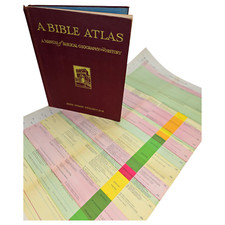 A Bible Atlas Manual of Biblical Geography History Maps Charts 1951 Book Vintage comprar usado  Enviando para Brazil