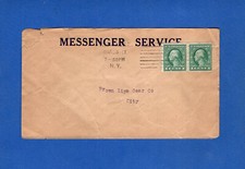 EUA, 1917, CAPA, SERVIÇO DE MENSAGEIRO COM PUBLICIDADE NA PARTE DE TRÁS, usado comprar usado  Enviando para Brazil