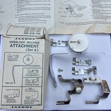 Janome overlocker attachments for sale  PAIGNTON