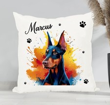 Coussin doberman personnalisé d'occasion  Saint-Martin-Boulogne