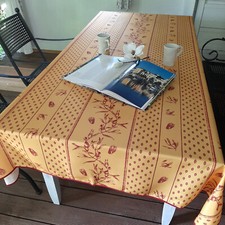 Tischdecke provence gelb gebraucht kaufen  Achern