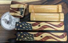 Conjunto de alças de substituição de madeira Weber (Old Glory), usado comprar usado  Enviando para Brazil