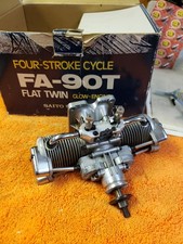 Motor Saito - Saito FA-90T plano duplo quatro tempos Hemi-Heads - Ótimo! comprar usado  Enviando para Brazil