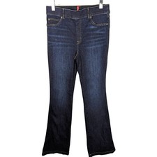 Jeans Spanx Flare Midnight Shade Whiskered Puxar Lavagem Escura Elástico Grande Alto  comprar usado  Enviando para Brazil
