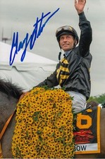 A-723: Foto moderna ASSINADA À MÃO 6x4: HORSE RACING 2013 GARY STEVENS comprar usado  Enviando para Brazil