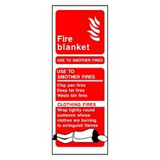 Usado, Placa ou adesivo para cobertor de incêndio | FEQP0082 comprar usado  Enviando para Brazil