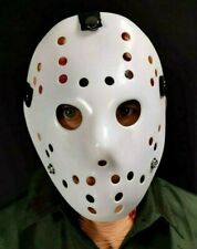 Máscara de hóquei branca de plástico Jason horror sexta-feira fantasia de Halloween máscaras adulto infantil, usado comprar usado  Enviando para Brazil