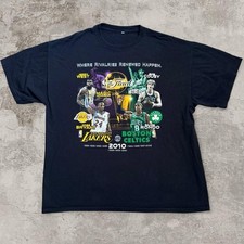 Camisa LA Lakers vs Boston Celtics NBA Finals 2008 tamanho G/XL Kobe & Garnett comprar usado  Enviando para Brazil