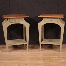 Mesas de cabeceira para casal design anos 80 dois móveis café século XX vintage comprar usado  Enviando para Brazil