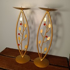 Tall metal candle for sale  Kalamazoo
