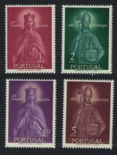 Usado, Comemoração de Santa Isabel e São Teotônio 4v Portugal 1958 MNH SG#1150-1153 comprar usado Usado, Comemoração de Santa Isabel e São Teotônio 4v Portugal 1958 MNH SG#1150-1153 comprar usado  Enviando para Brazil