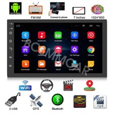7 em 2 DIN Android 8.0 MP5 player estéreo para carro GPS navegação WiFi rádio FM link espelhado comprar usado  Enviando para Brazil