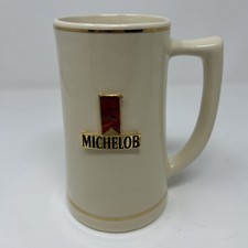 Caneca de cerâmica vintage Michelob Beer 6,25” feita nos EUA com símbolo de ouro no exterior comprar usado  Enviando para Brazil