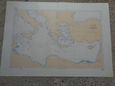 Carte marine mer d'occasion  Lézignan-Corbières
