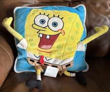 Bob Esponja Calça Quadrada/Patrick Travesseiros 3D Pelúcia 2001 Braços e Pernas 14x16" comprar usado  Enviando para Brazil
