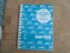 Berliet catalogues types d'occasion  Saint-Aigulin
