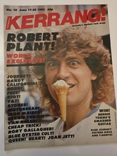 Kerrang magazine 1982robert for sale Kerrang magazine 1982robert for sale  HYTHE