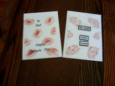 Two homemade cards for sale  NEWTON ABBOT